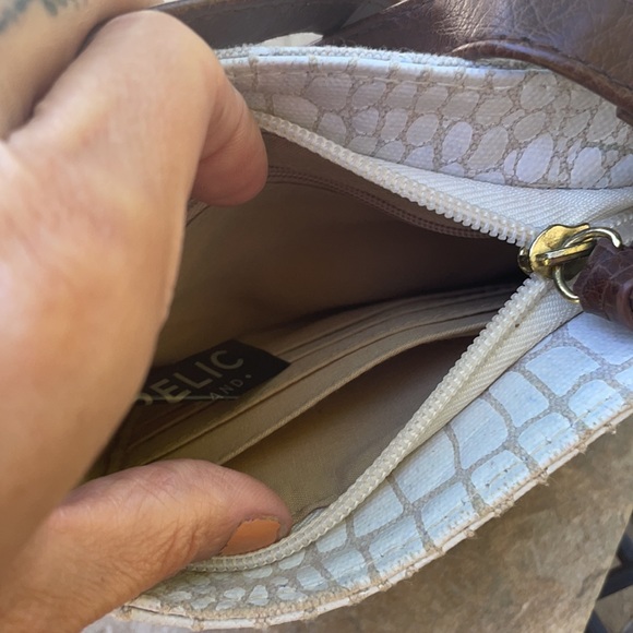 Vintage Relic crossbody bag adjustable strap exterior pocket 🦋 - Picture 4 of 8